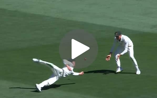 [Watch] McSweeney And Labuschagne Team Up To Take A Breathtaking Reflex Catch In Perth Test